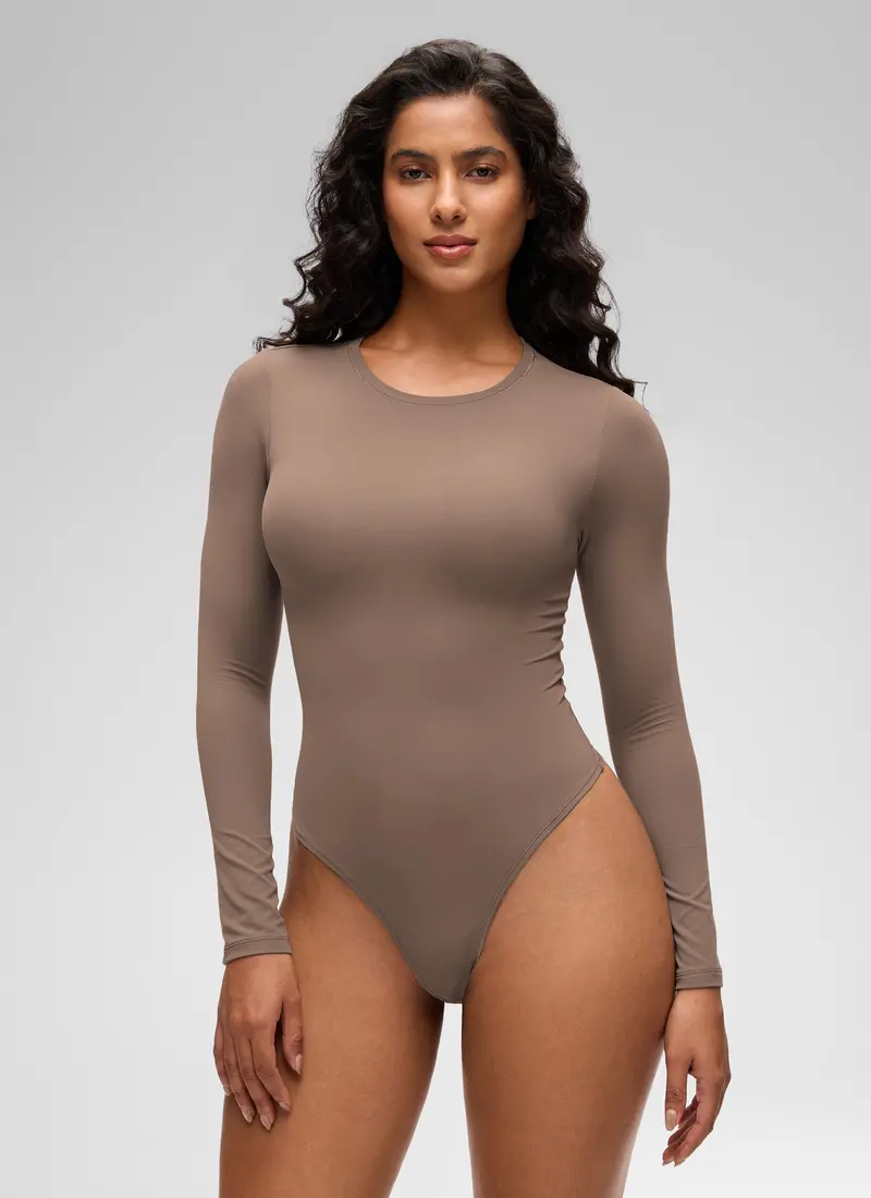 Softembrace Crew Neck Long Sleeve Bodysuit 1