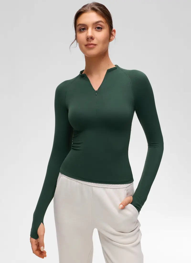 Softembrace Half-Zip Thermal Long Sleeve Layer 1