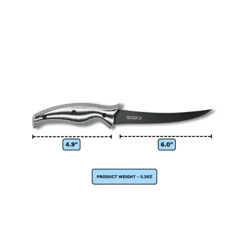 Sord 6-Inch Flexible Fillet Knife For Detail Work 1