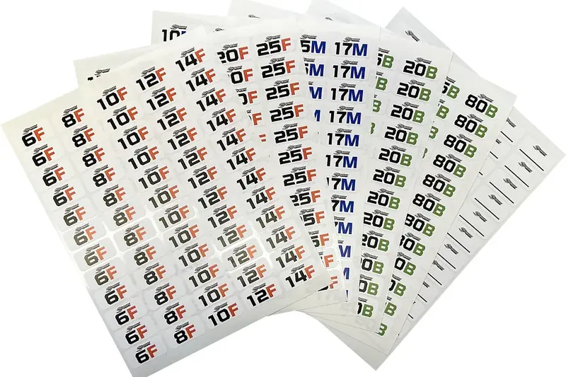 Spearpoint Quick View Line Identifier – Color-Coded Fishing Line Tags 1