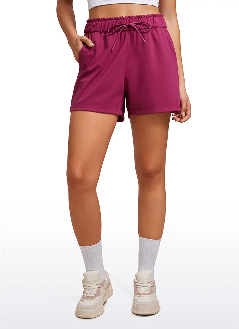 Stretch Drawstring Athletic Shorts – Minimalist Design, 2.5-Inch Inseam 1