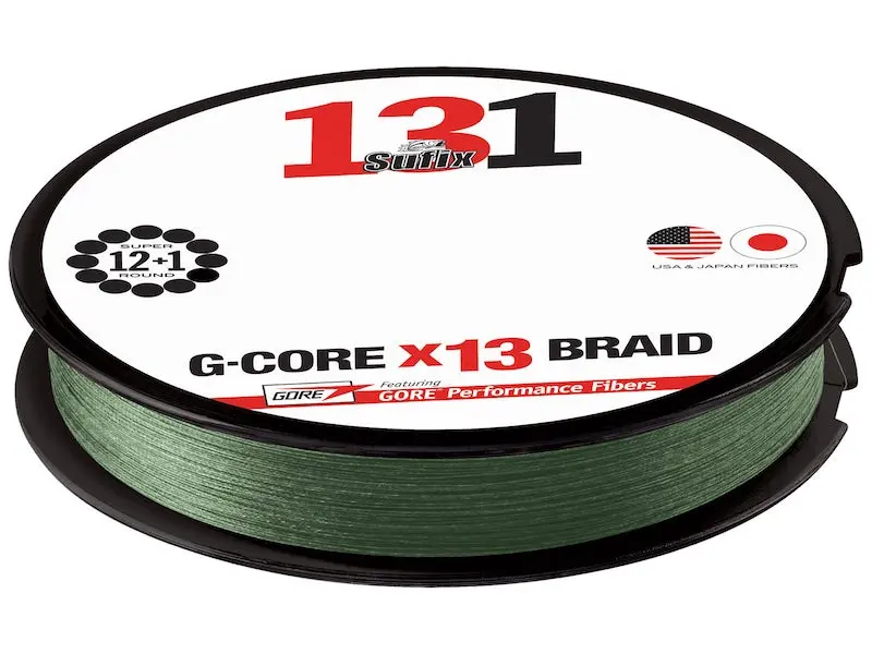 Sufix G-Core X 131 Braided Fishing Line – 150-Yard Spool 1