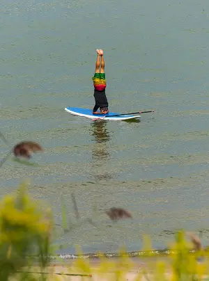 Sup Yoga Class At Firefly Beach, Lake Huron 1