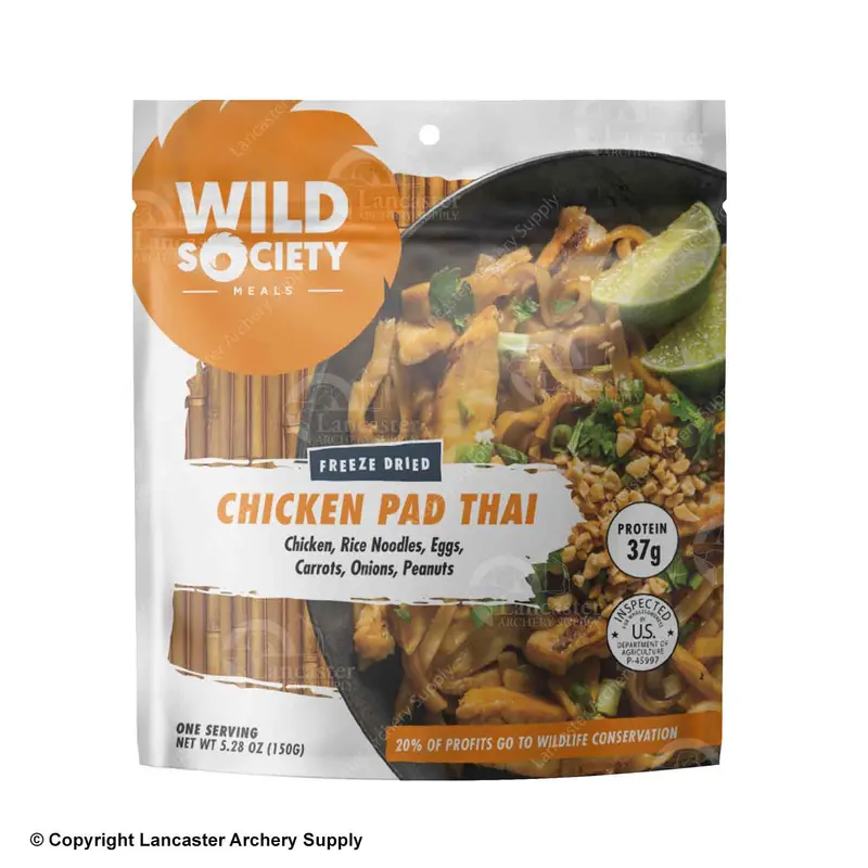 Wild Society Chicken Pad Thai – Lightweight Freeze-Dried Meal 1