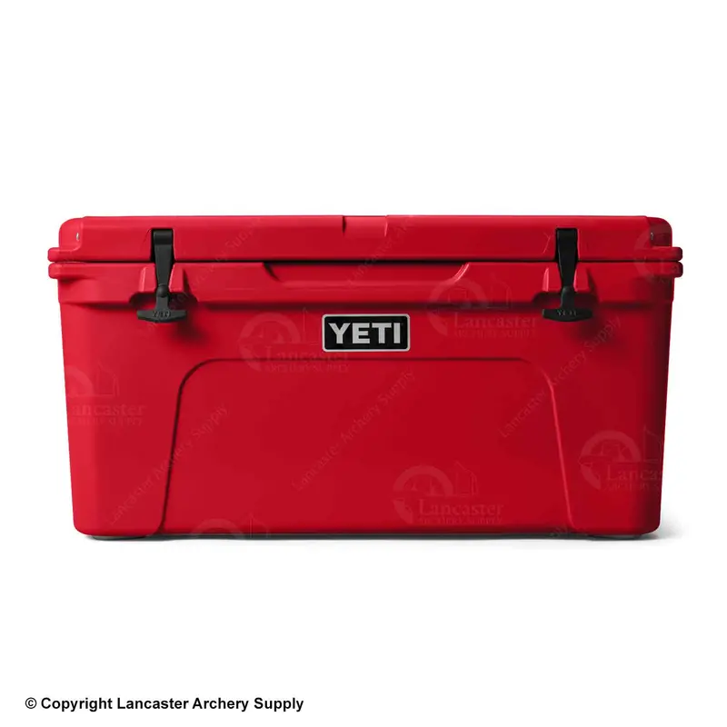Yeti Tundra 65 High-Capacity Hard Cooler In Rescue Red 1