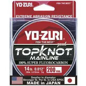 Yo-Zuri Topknot Fluorocarbon Mainline – Low-Visibility Fishing Line 1